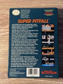 Super Pitfall Nintendo Entertainment System NES 1987 CIB W/ Manual & Inserts