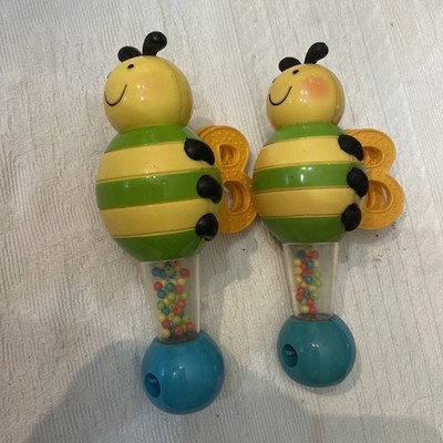 Parents Bee Bop Toy Drum Replacement 7'' Baby Bumble Bee B Maraca Clacker Rattle