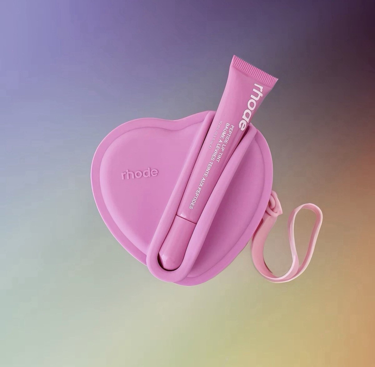 【限定品】 rhode ポーチ Rhode Silicone Heart-Shaped Bag/Purse with Lipstick Holder