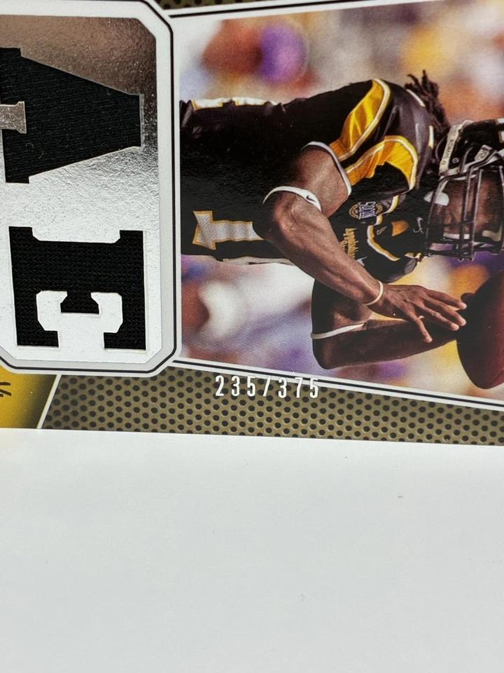 2010 SPx Rookie Materials Armanti Edwards #RM-AE/375 (MEM, RC) Appalachian State - Image 3 of 4