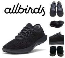Allbirds WOOL DASHER 2 FLUFF Sneaker Shoes Womens Size 10 Natural Black NEW 150
