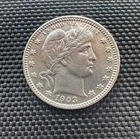 1903 S 25C Barber Quarter Silver Coin