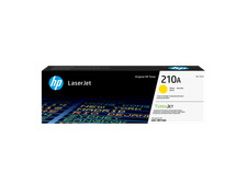 HP 210A Yellow Original LaserJet Toner Cartridge, 1,800 pages, W2102A