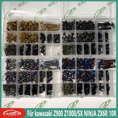 Edelstahl 304 Verkleidungsschrauben Schraubensatz Für kawasaki Z900 Z1000 NINJA