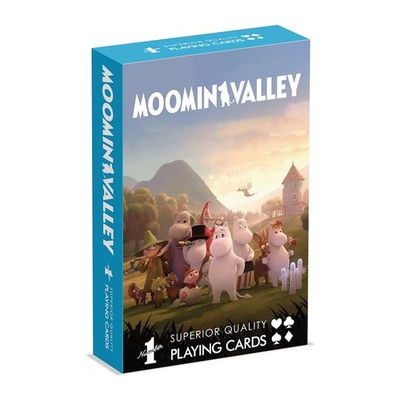 Waddingtons Number 1 Mumins Spielkartenspiel, betreten Sie Moominvalley und Spie