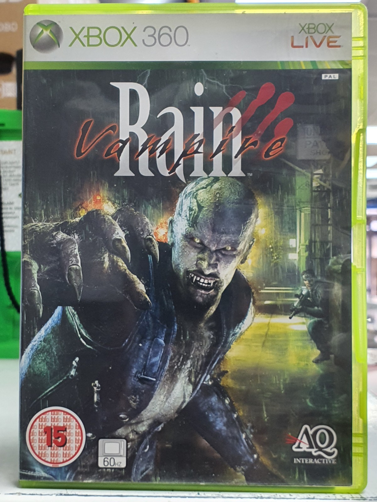 Vampire Rain Microsoft Xbox 360 UK PAL Video Game With Manual Tested And Working