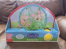 Peppa Pig Basketball Set Ball, Hoop, Net, Door Hanger