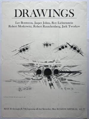 Jasper Johns Roy Lichtenstein Robert Rauschenberg Leo Castelli Gallery Poster