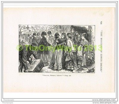 MYSTERY OF EDWIN DROOD (4) SIR LUKE FILDES, BOOK ILLUSTRATION, 1912