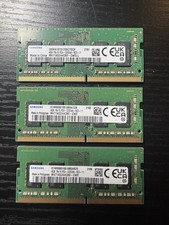 Lot Of 3 Samsung 4GB SODIMM 1Rx16 PC4-3200AA