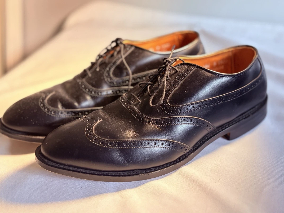 Allen Edmonds Black Wingtip Dress Shoes for Men for sale | eBay