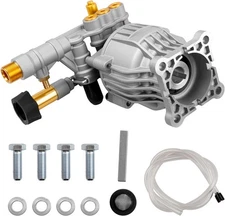 90028 Horizontal Pressure Washer Pump Kit Aluminum 2.4 GPM 3300 PSI Power 3/4"