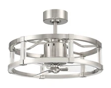 Craftmade ALS24 Alexis 18" 3 Blade Indoor Smart LED Ceiling Fan - Nickel