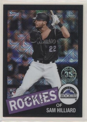 2020 Topps Black 72/199 Sam Hilliard #85TC-15 Rookie RC s5j