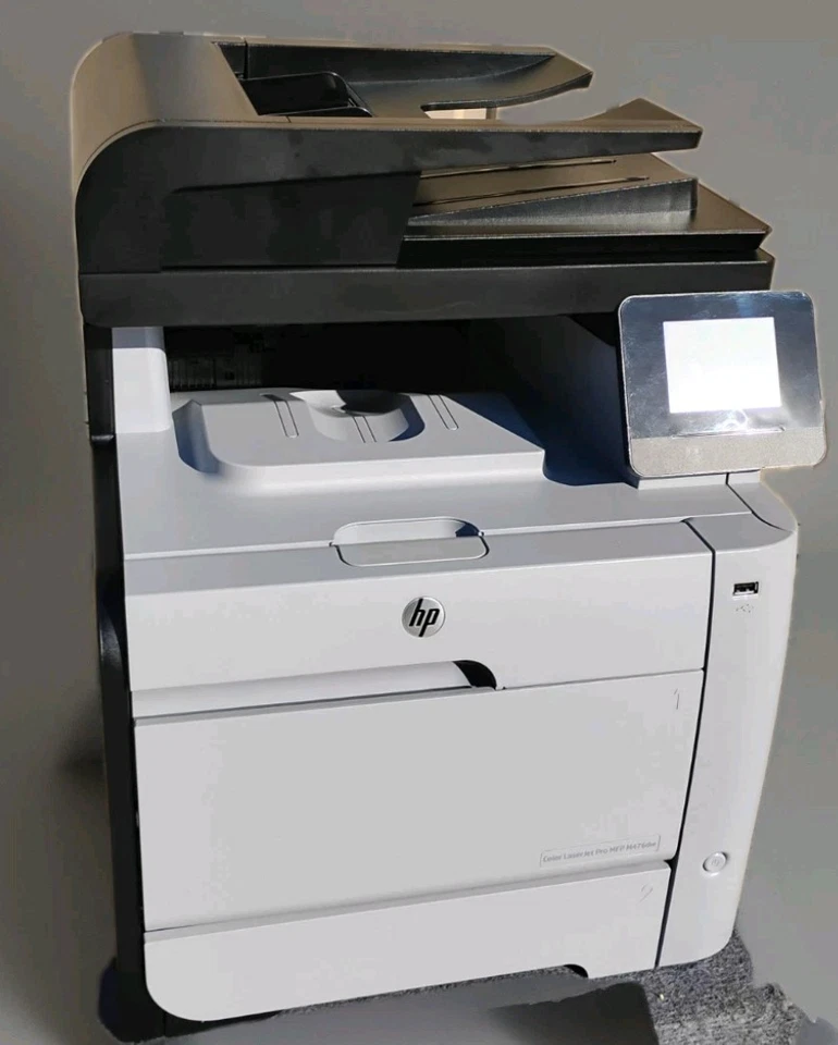 HP Color LaserJet MFP M476dw Printer AIO Duplex Wi-Fi Fax Copy 3.5" Touch CF387A - Image 3 of 4