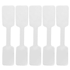 200 Pcs White Paper Price Tags for Jewelry Necklace Bracelet Adhesive Label