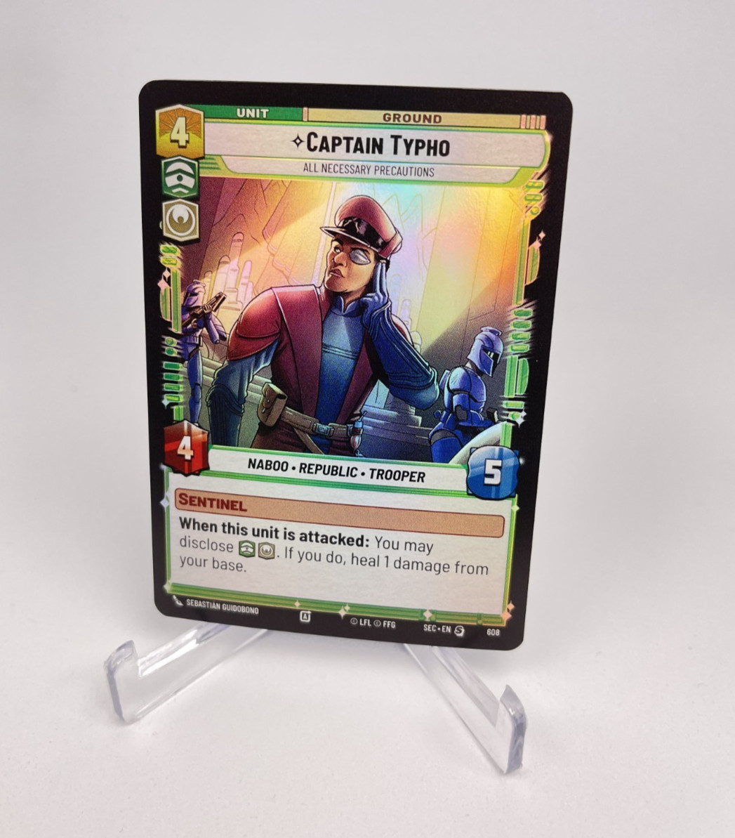 Captain Typho (608) - Star Wars Unlimited SEC - [SPECIAL][FOIL]
