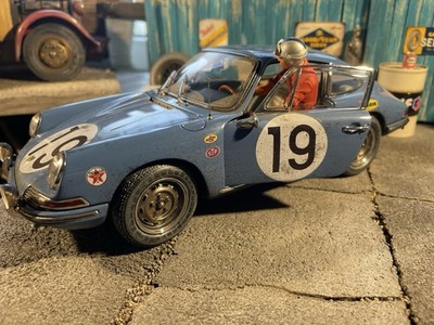 CMC Porsche 901 Nr. 19 Dirty Race Hero 1:18 Einzelstück !Mit Ovp Signiert
