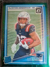 2025 Panini-Donruss Optic Football TreVeyon Henderson Rated Rookie Green...