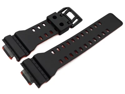 Casio G-Shock Bracelet de remplacement GA-100BR-1A GA-700BR-1A Résine noir et or - Photo 1/2