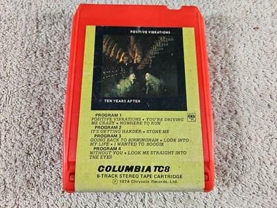 Ten Years After- Positive Vibrations 8-Track Tape. Serviced. IMPORT. Free shippi