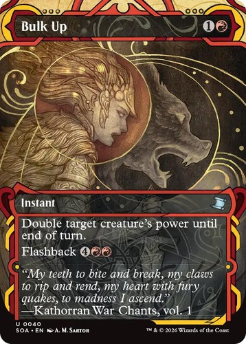 Foil Bulk Up - 40 - NM - Secrets of Strixhaven: Mystical Archive | eBay