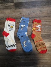 Snoopy Socks 3 Pair