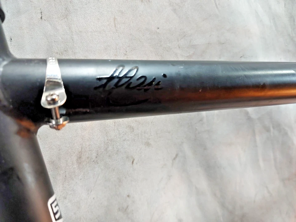 Cuadro de bicicleta de carretera Masi Uno Fixie de engranaje fijo 51 cm pequeño acero SS pista horquilla Surly:) Foto 3 de 4