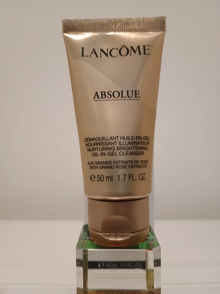Lancôme Absolue Aceite en Gel Limpiador Extractos Grand Rose Jabón Facial 1.7oz/50ml Nuevo Foto 3 de 4