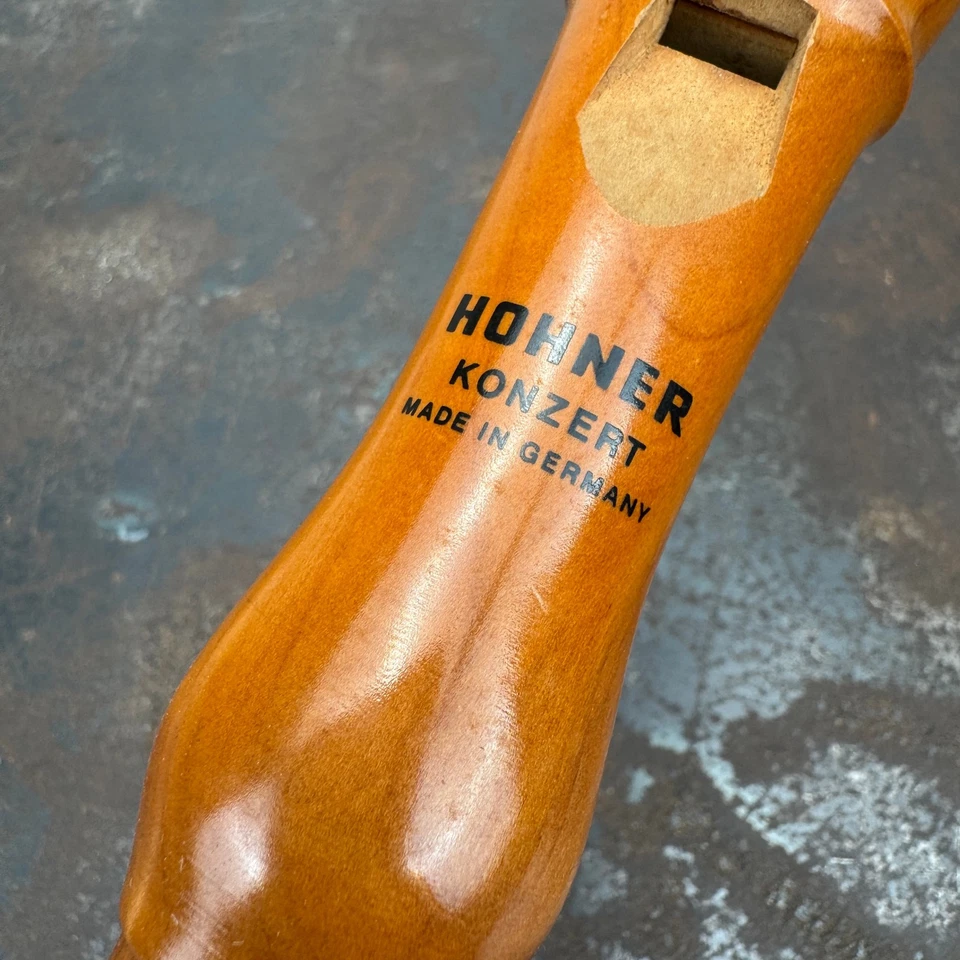 HOHNER Blockflote C-Sopran Konzert Nr. 9504 录像机木长笛梨木德国 — 第 3/4 张图片