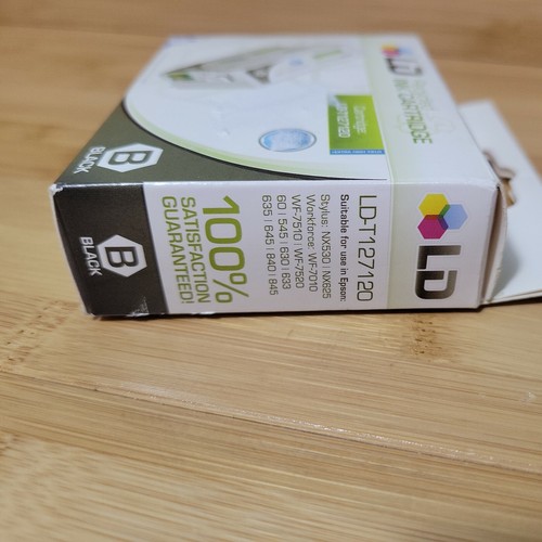 LD T127120 Extra High Yield Black Ink Cartridge Epson 630 633 NX625 840 NEW - Picture 4 of 6
