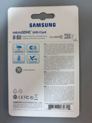 Samsung 32GB EVO Plus microSDHC UHS-I Card With SD Adapter Advanced Performance - Picture 2 of 2