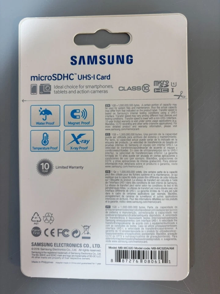 Samsung 32GB EVO Plus microSDHC UHS-I Card With SD Adapter Advanced Performance - Image 2 of 2