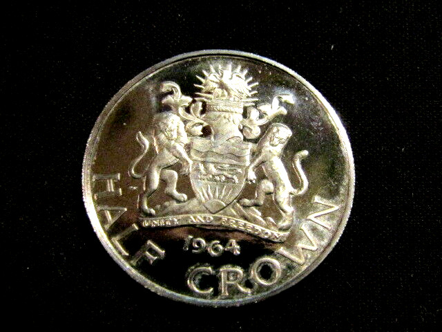 Malawi 1964 1/2 Crown Proof Coin