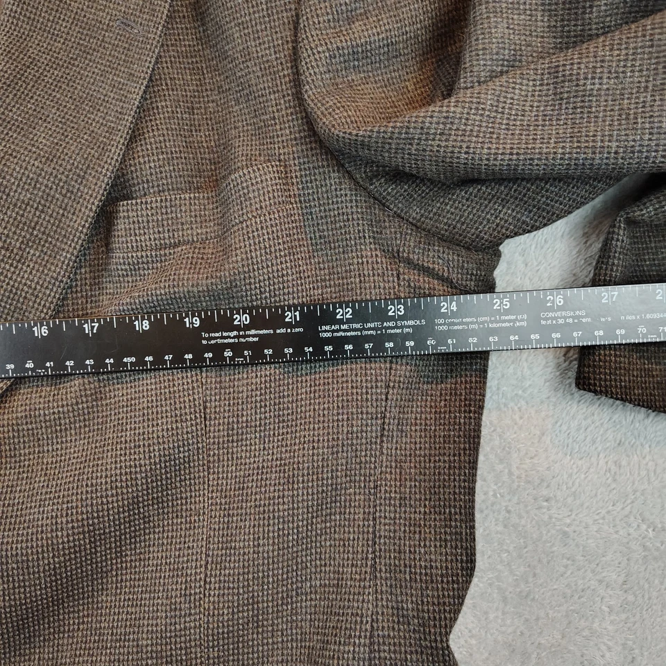 Abrigo De Colección Gianfranco Ruffini Italiano Mezcla Cabello Camello Camello Para Hombre Talla L-46 Tweed Lujo Foto 3 de 4