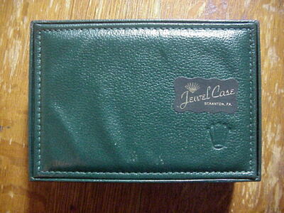 MONTRES ROLEX Geneve Suisse 68.00.71 GREEN COVERED WOOD BOX Jewel 