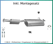 Mittelschalldampfer für Opel Frontera A 2.0 kurze Radstand Auspuff Montagesatz