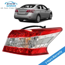 For 2013 2014 2015 Nissan Sentra LED Tail Light Brake Lamp Outer - Passenger RH
