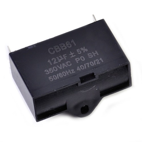 CBB61 12uF 350VAC Capacitor Small Gasoline Generator 350/60HZ Ceiling Fan Motor - Picture 4 of 8