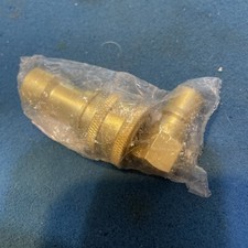 DT 1/4" Quick Disconnect Coupler Valve for Carpet Cleaning Wand Brass