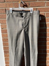 NWT 32x32 Perry Ellis Portfolio Travel Luxe Taupe Gray Pants Men’s 