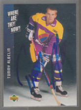Autographed 95/96 Upper Deck Swedish Tommy Albelin - Djurgardens IF