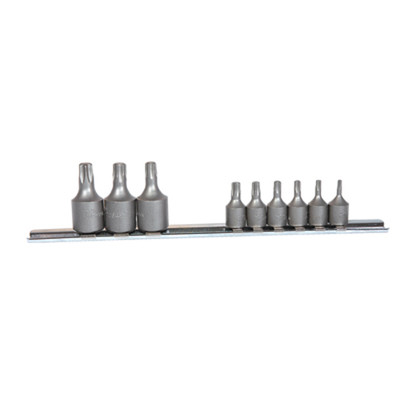 K Tool 22800 - 9pc 1/4'' & 3/8'' Drive Internal Torx Set