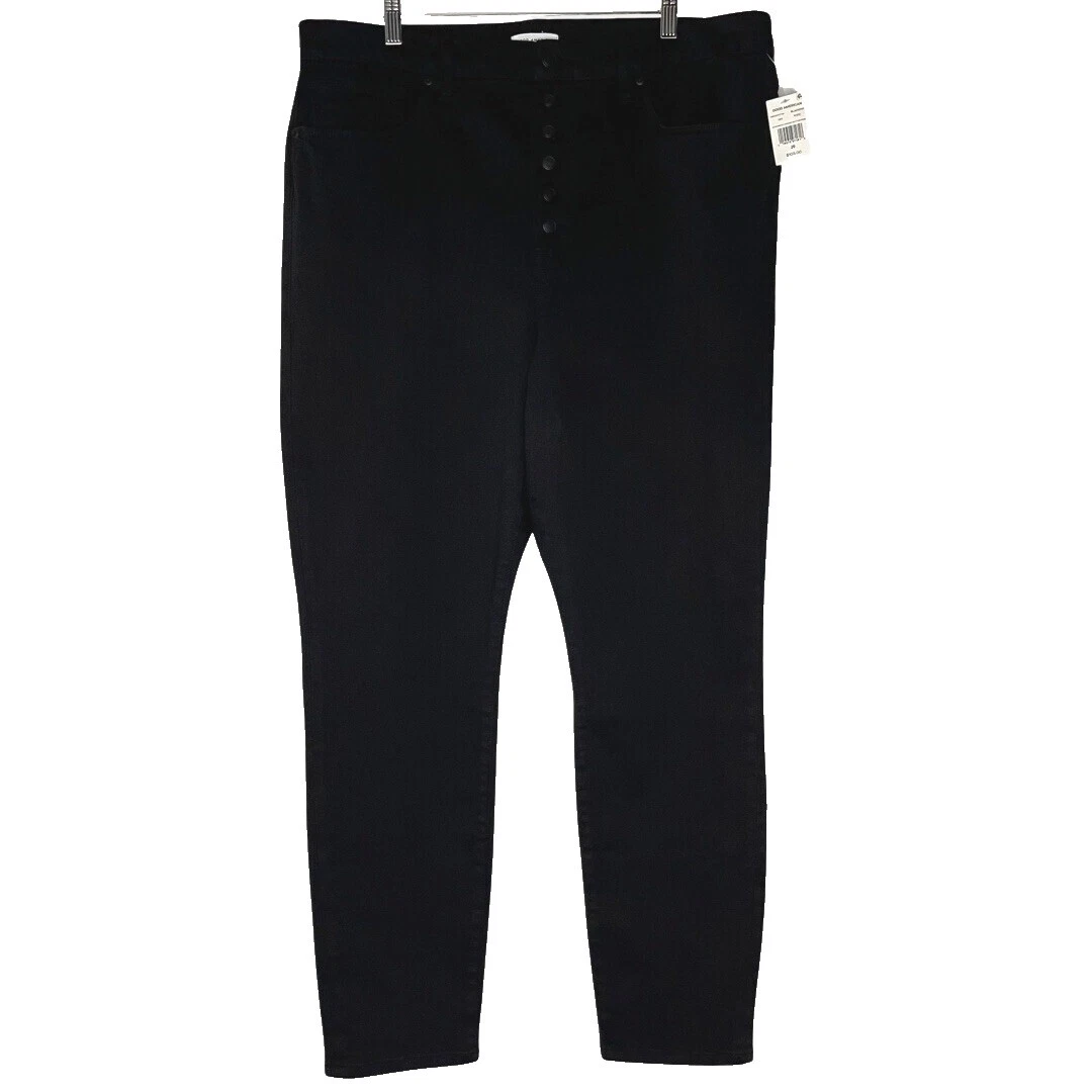 Black Regular Size Jeans for Women