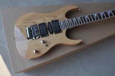 6 Strings Natural Color Electric Guitar with Tremolo Bridge,Rosewood Fretboard