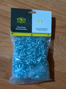 Athletic Works Steel Chain Basketball Net fit Standard Rim Rust Proof Heavy Duty