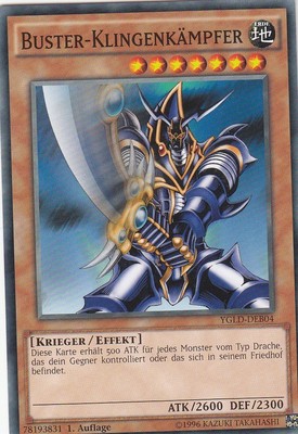 YU-GI-OH Buster Klingenkämpfer Common YGLD-DEB04