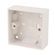 Pattress Box Wall Socket Back Box 25mm 35mm 47mm Single Double