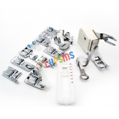 15 PCS LOW SHANK SNAP ON FOOT/FEET SINGER FEATHERWEIGHT 221,222 ,222K - Picture 7 of 9