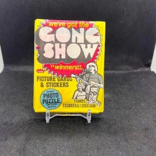Two (2) 1977 Fleer GONG SHOW Trading Cards Sealed Wax Gum Pack eBay